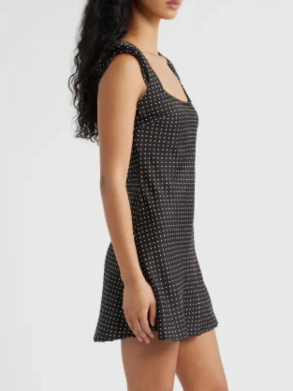 Princess Polly Lucienna Polka Dot Mini Dress Black White Size 6 NWT - Picture 9 of 13